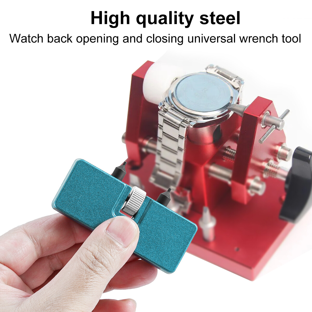 1/2X Portable Watch Back Case Cover Opener Remover Wristwatch Repair