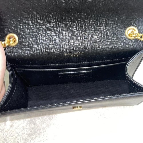 Saint Laurent ( YSL ) Kate small embossed-leather shoulder bag - Picture 7 of 7
