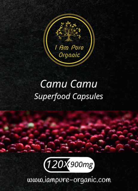 Camu Camu | Organic | 120 x 900mg Vegan Capsules | High Vitamin C / Antioxidants