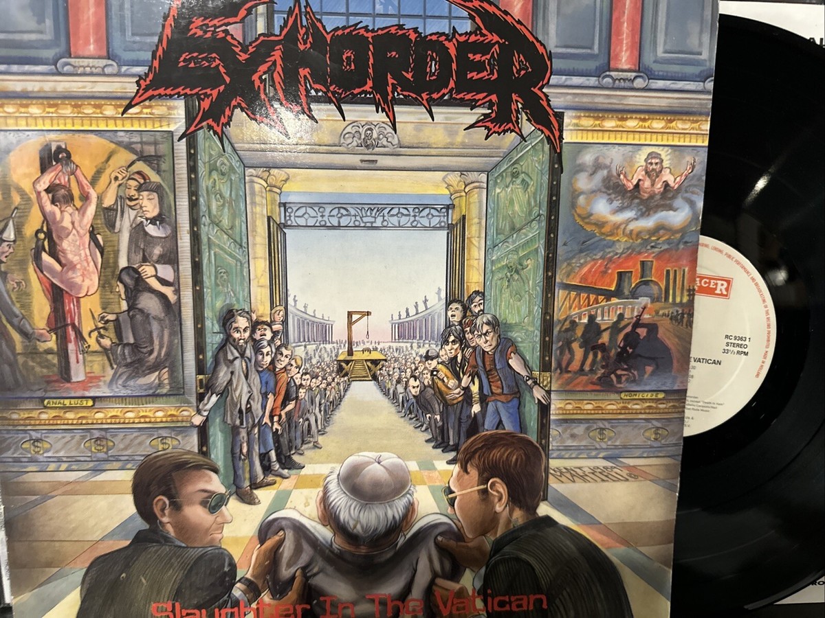 【rodrigo様用】IMMACULATE / Thrash, Kill 'n Exhorder - Slaughter In The Vatican LP 1990 Roadracer - RO