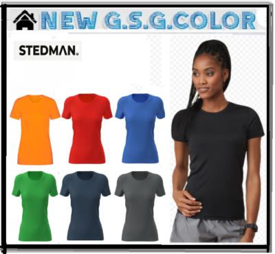 Stedman – Maglietta Basic Donna In Cotone Ecologico, Scollo Largo - 2