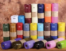 10" x10YDS SOLID COLOR DECO MESH WRAP ROLLS FLORAL MESH WRAP RIBBON WREATHS BOWS