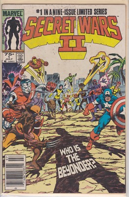 SECRET WARS II WHO IS THE BEYONDER 1/9 JULY #1 MARVEL COMIC BOOK