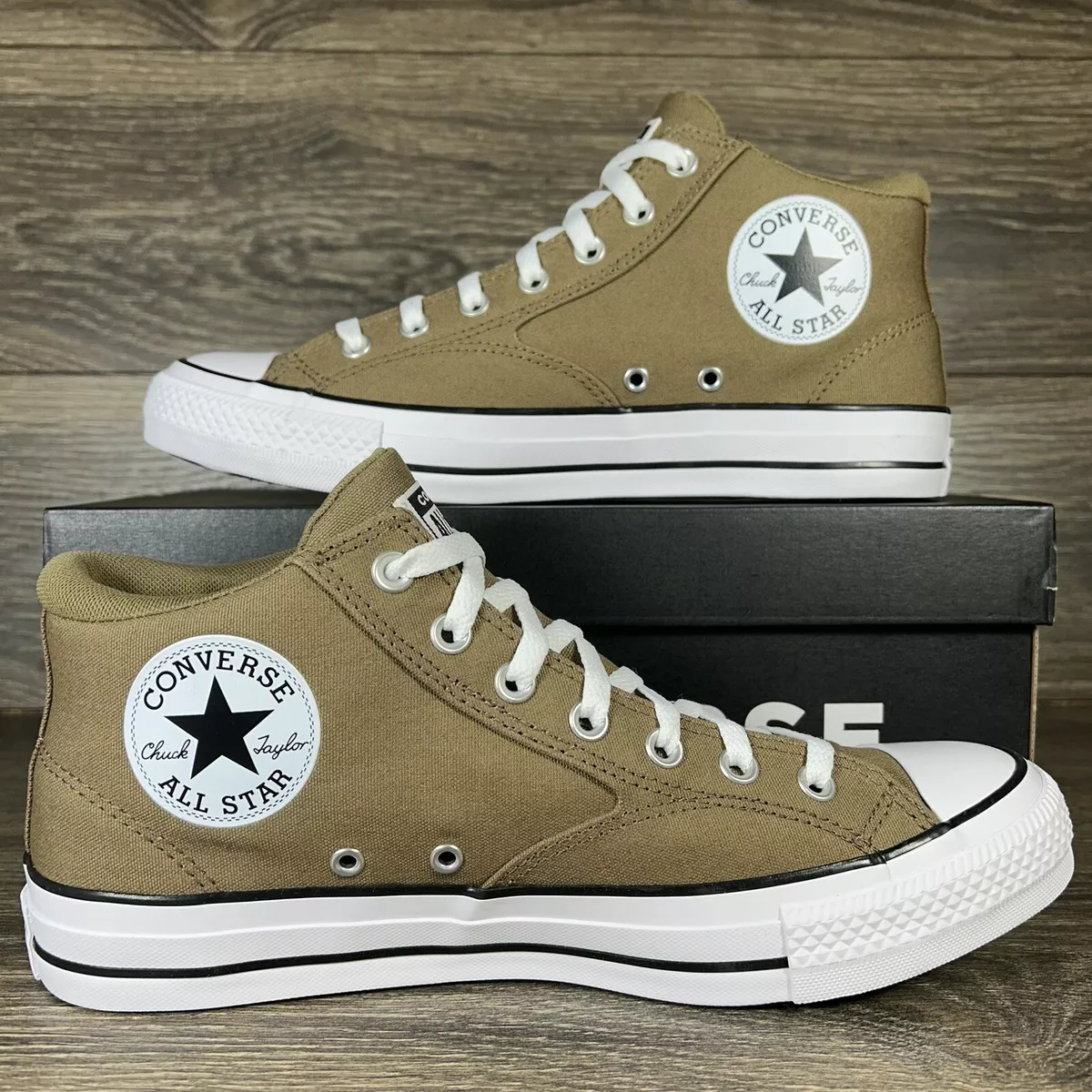 Converse Men's Chuck Taylor All Star Malden Street Mid Brown Shoes Sneakers  New | eBay