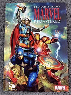 BRANDON PETERSON'S MARVEL REMASTERED SIGNED 2012 SKETCHBOOK