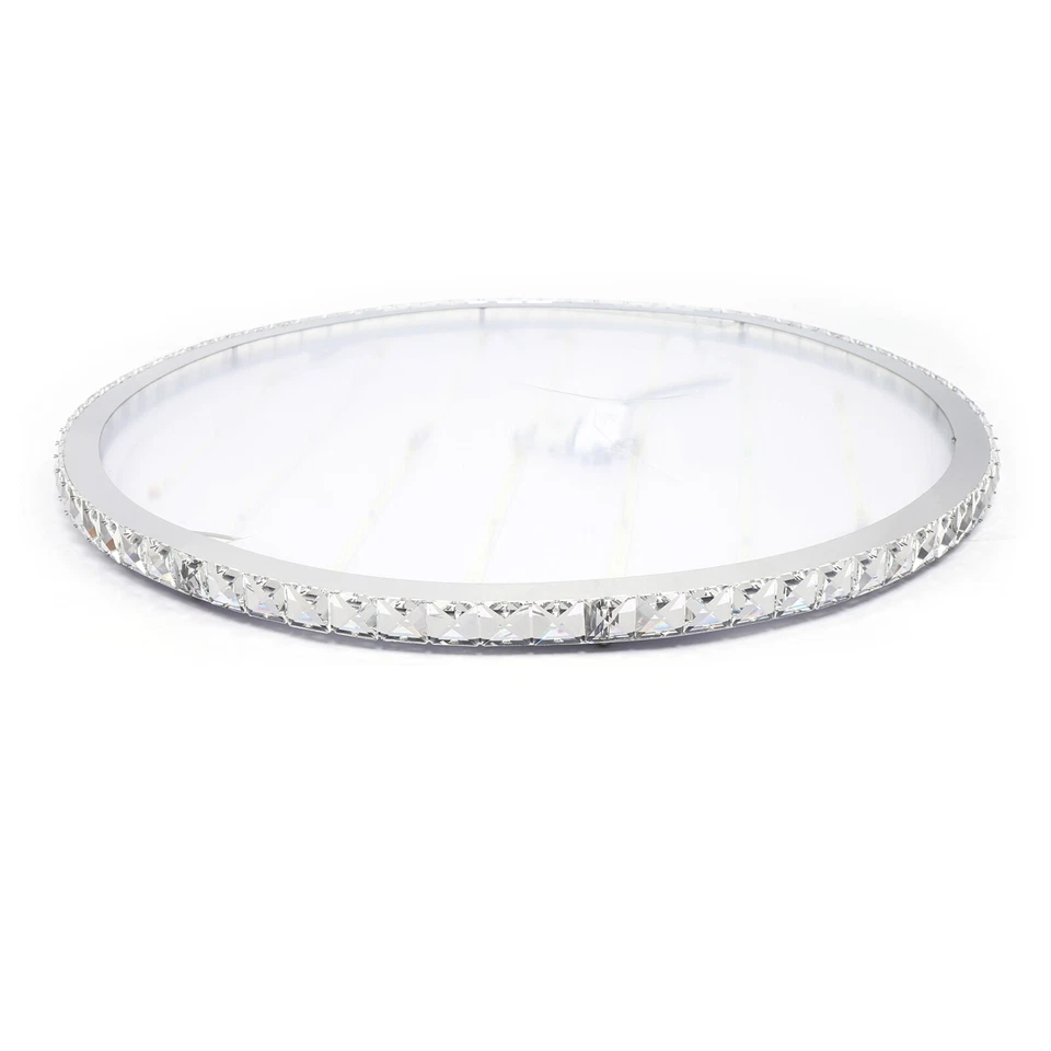 Lámpara de techo LED moderna de cristal de 30 W lámpara colgante lámpara de montaje empotrado Foto 3 de 4