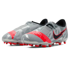 Nike PS/GS Phantom Venom Academy FG Soccer Metallic Grey/Crimson AO0362-906 e