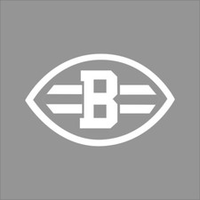 Cleveland Browns NFL Team Logo 1 Color Vinyl Decal Sticker Car Window Wall