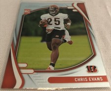 2021 Panini Absolute Football Chris Evans Cincinnati Bengals Rookie #180
