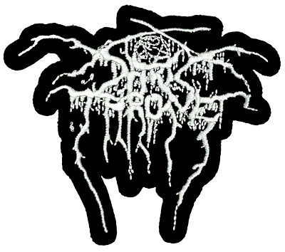 Dark Throne Black Metal Band Music Applique Embroidered Iron on Patch