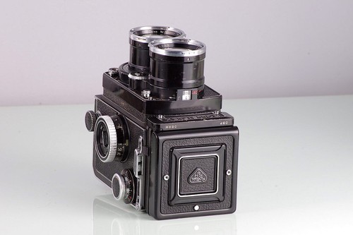 PREMIUM CLASSIC TLR ROLLEIFLEX TELE CARL ZEISS SONNAR F4 135mm Mod. 1 K7S VG - Picture 4 of 9
