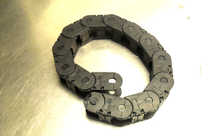QTY 24'' - IGUS 250.02.07 Cable Track Energy Chain 1-1/4'' inside x 1-3/8'' outside