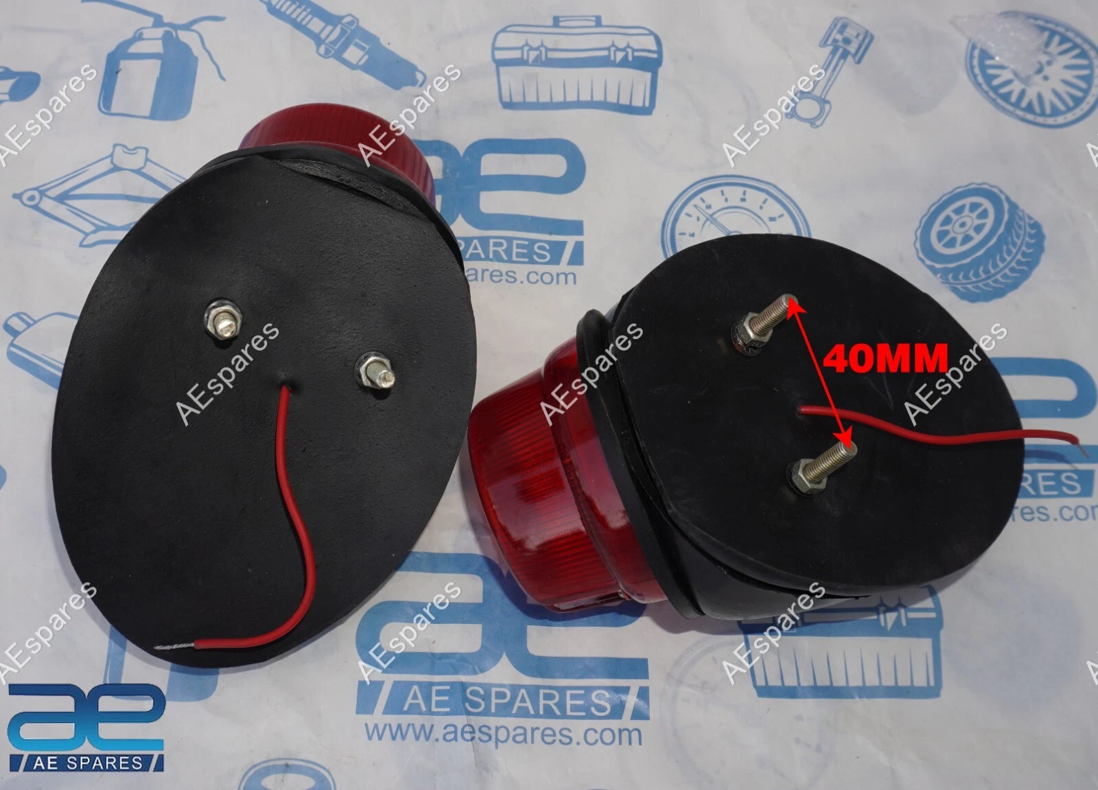 Rear Light Set With Bulb 12v For Custodia Internation D2015 D514 Tractor view 2