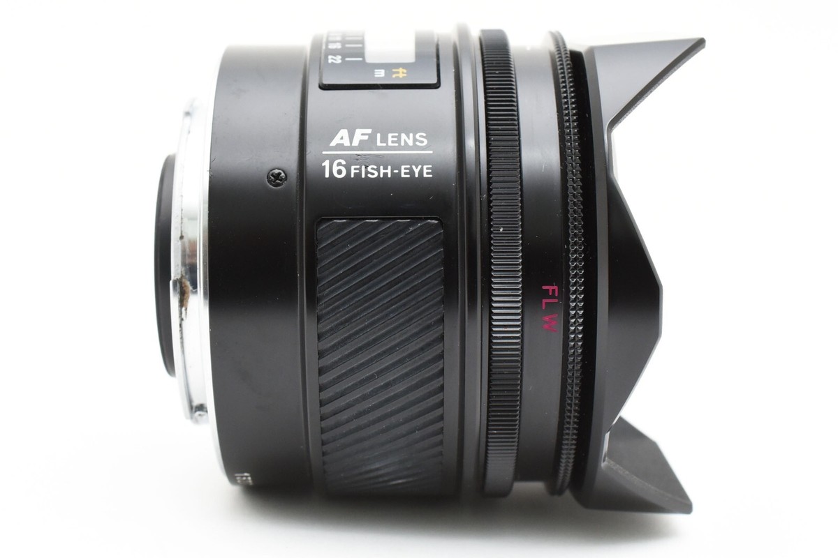 フィルムカメラ MINOLTA AF FISH-EYE 16mm f/2.8 Minolta AF Fish-Eye 16mm f/2.8 - Wikipedia