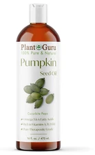 Pumpkin Seed Oil 16 oz. Cold Pressed Unrefined Virgin 100% Pure Natural