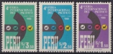 F-EX56976 PERU 1965 MNH INTERNATIONAL PACIFIC FAIR.