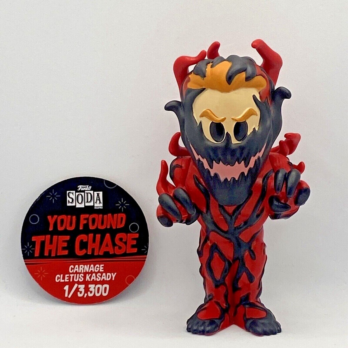 Funko Soda Marvel Carnage Cletus Kasady Chase 1/3300 Vinyl Figure