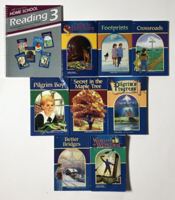 ABeka 3rd grade 9pc CURRICULUM 3 SET LOT Reading Reader Complete Answer Key