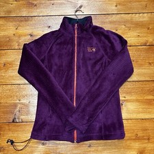 Mountain Hardwear Jacket Womens Medium Purple Monkey Fleece Polartec Zip