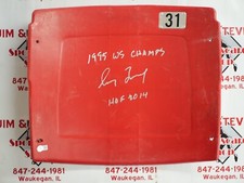 GREG MADDUX SIGNED FULTON COUNTY SEAT BACK W/ 