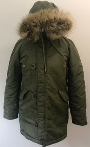 J Crew Militar Do Exército Green Parka Jaqueta Casaco Capuz acabamento de pele Feminino Pxs | eBay