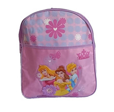 Zaino Asilo Zainetto Scuola Tempo Libero Principesse Disney 31 cm Colore Rosa
