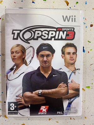 Top Spin 3 2KSPORTS Nintendo Wii Pal Spanisch