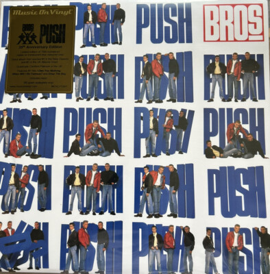 BROS - PUSH 35th ANNIVERSARY ONLY 1500 ON TRANSLUCENT BLUE VINYL 180 Gram VINYL