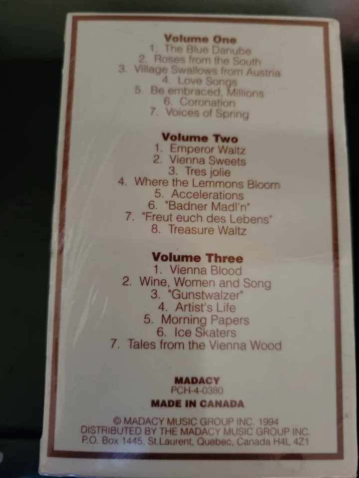 The Magic Of Vienna An Evening In Vienna 4 Cassettes New Sealed - Image 3 of 4