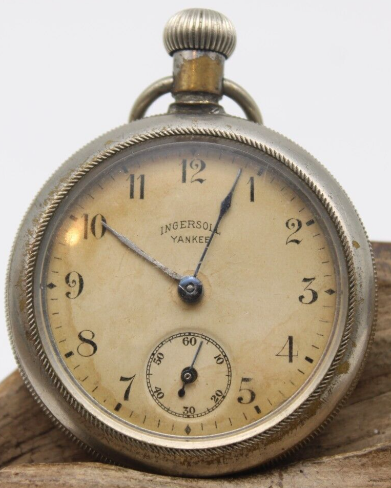 INGERSOLL YANKEE POCKET WATCH 50.8mm WIDE FOR SPARES OR REPAIR (SG3) eBay