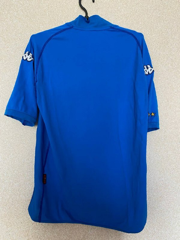 イタリア代表 ユニフォーム 2002年 ホーム長袖　XL 2002 Italy Home Shirt - 4/10 - (XL)