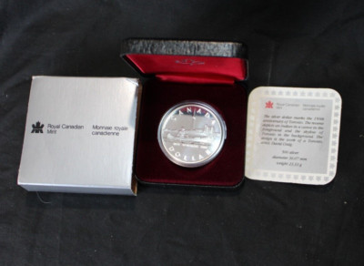 1984 Canada Silver Dollar Proof (Toronto Sesquicentennial w/OGP