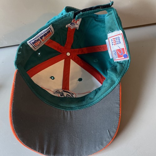 Vintage Miami Dolphins Cap Pro Line Sports Specialties Hat Adjustable NFL - Picture 7 of 12
