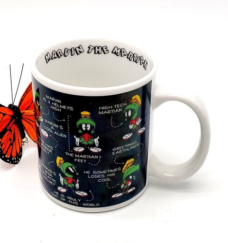 Marvin The Martian Ceramic Mug - Warner Brothers Studio Store Exclusive 1994