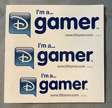 Disney I'm a ... D GamerDecal Sticker Set Of 3