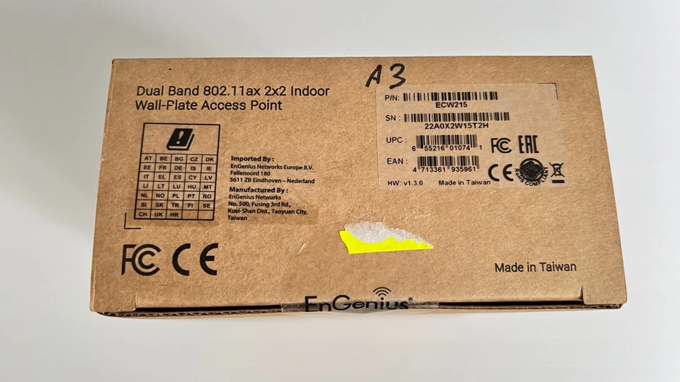 Engenius Cloud Wifi Access Point ECW215 aperto ma nuovo ottimo! - Immagine 2 di 3