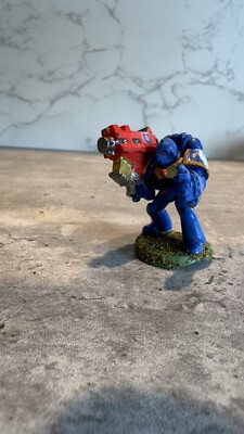 Warhammer 40k Space Marine Devastator Squad Heavy Bolt Gun Metal 2nd ed