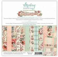 Mintay Papers 6 x 6 Scrapbooking Paper Pad (4-Ever Young or Love Letters) 24 Pad