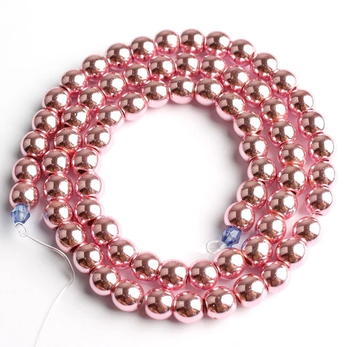 2 3 4 6 8 10 12mm Natural Hematite Faceted Round Loose Bead For Jewelry Making - Picture 56 of 57