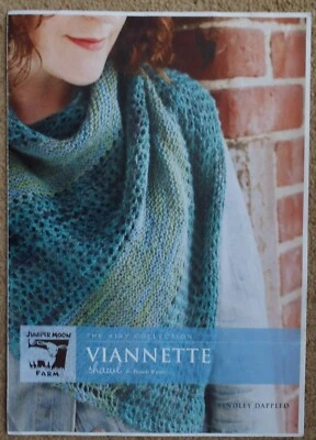 JUNIPER MOON FARM - The Airy Collection - Viannette Shawl by Pamela Wynne - Image 1 of 4