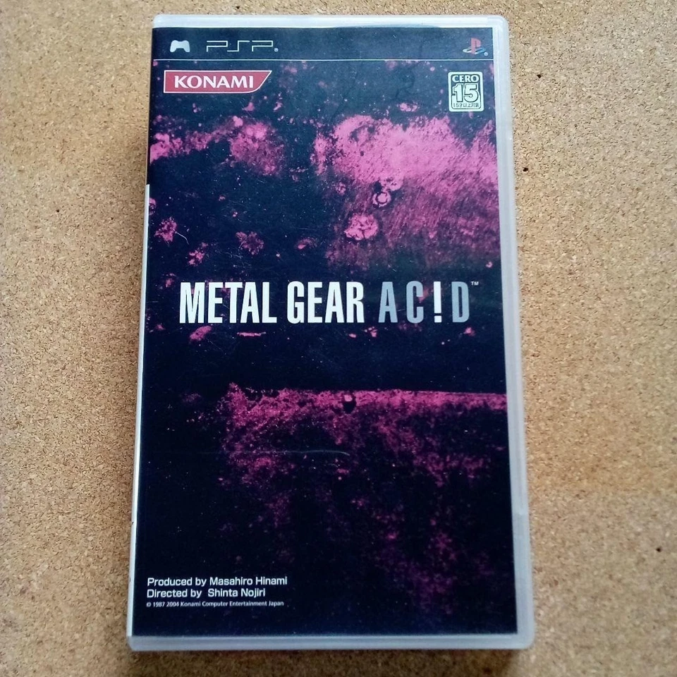 Metal Gear Acid & Acid 2 Set Sony PSP Japan Version Metal Gear Solid AC!D Tested - Image 2 of 4