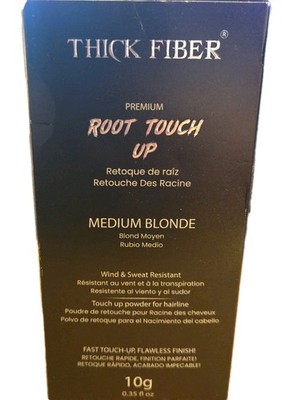 Thick Fiber Med Blonde Root Touch Up Powder  Water & Sweat Resistant New