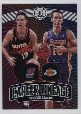 2019-20 Panini Illusions Career Lineage Sapphire /199 Steve Nash #22 HOF 3z3