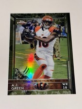 2015 Topps Chrome - A.J. Green #28 STS Camo Refractor /499 Bengals