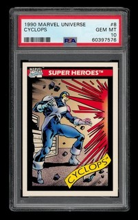 1990 Marvel Universe: # 8 Cyclops PSA 10 GEM MINT
