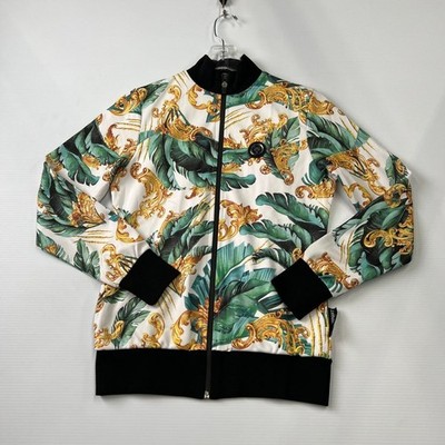 PLEIN SPORT Floral Print Jogging Tracksuit Women's Size M Multicolor