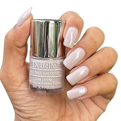 DeBelle Gel Nagellack Porzellan Isabela (beiger Nagellack), langlebig, Chi