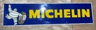 Vintage Michelin Tires Gas & Oil Porcelain Enamel Sign 60x15".