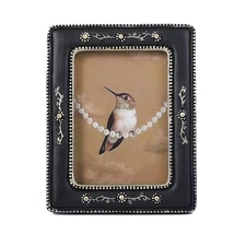 Small Vintage Picture Frames 2.5x3.5 Antique Mini Black Picture Frame Wall Mo...