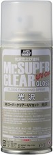 Mr. Super Clear UV Cut Gloss Spray 170ml Sealant for Plastic Wood Model Paint